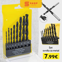 Naložite sliko v pregledovalnik galerije, 8-Dijelni Set Svrdla Za Metal