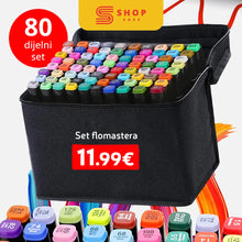 Naložite sliko v pregledovalnik galerije, 80-Delni Flomaster Set