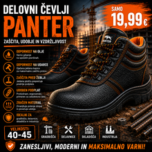 Naložite sliko v pregledovalnik galerije, DELOVNI ČEVLJI "PANTER"