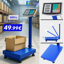 Naložite sliko v pregledovalnik galerije, INDUSTRIJSKA DIGITALNA TEHTNICA DO 300 KG