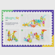 Naložite sliko v pregledovalnik galerije, 61-DELI KOMPLET MAGNETNIH PLOŠČIC-BALL RUN