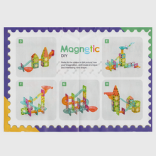Naložite sliko v pregledovalnik galerije, 61-DELI KOMPLET MAGNETNIH PLOŠČIC-BALL RUN