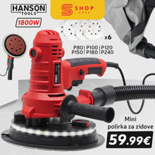Naložite sliko v pregledovalnik galerije, HANSON MINI BRUSILKA ZA STENE – 1800W Alat