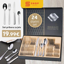 Naložite sliko v pregledovalnik galerije, Jedilni Pribor-24 Delni Set