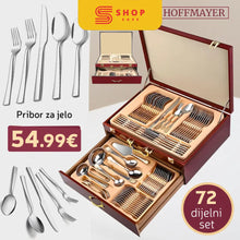 Naložite sliko v pregledovalnik galerije, Jedilni Pribor Za 12 Oseb - 72-Delni Set Kuhinja