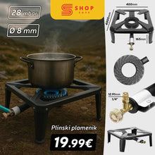 Naložite sliko v pregledovalnik galerije, PLINSKI GORILNIK 40x40 cm