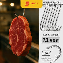 Naložite sliko v pregledovalnik galerije, ’S KUKA ZA MESO - 50 KOM’