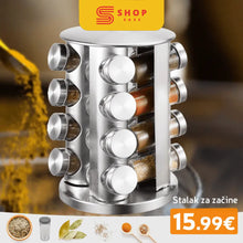 Naložite sliko v pregledovalnik galerije, Stalak Za Zaine Sa 16 Posuda Kuhinja