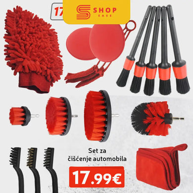 17-DELNI KOMPLET ZA ČIŠČENJE AVTOMOBILA