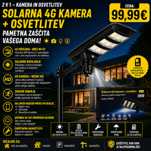 Naložite sliko v pregledovalnik galerije, SOLARNI REFLEKTOR + 4G SOLARNA KAMERA – VENICE
