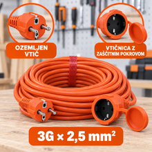 Naložite sliko v pregledovalnik galerije, PODALJŠEVALNI KABEL 3x2.5mm
