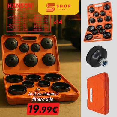 HANSON KLJUČI ZA ODSTRANITEV OLJNEGA FILTRA