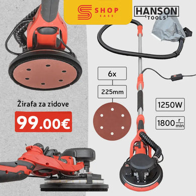Hanson Teleskopska Polirka Za Zidove Alat