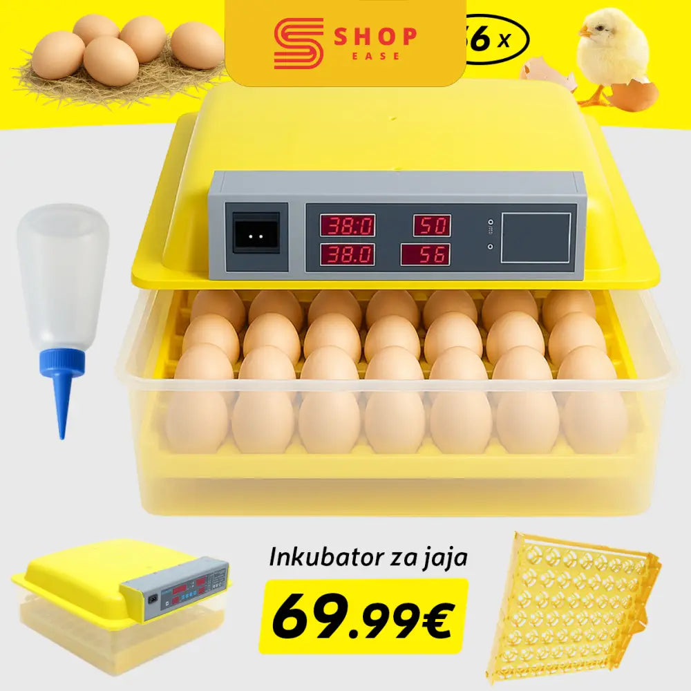 INKUBATOR ZA JAJCA – 56 JAJC