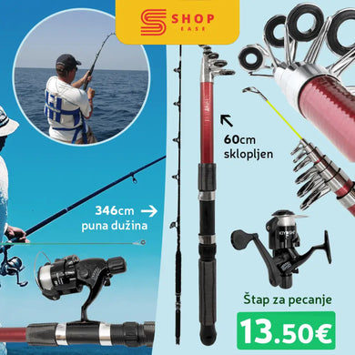Kiyoshi Set Ribike Palice + Ribolovni Stroj