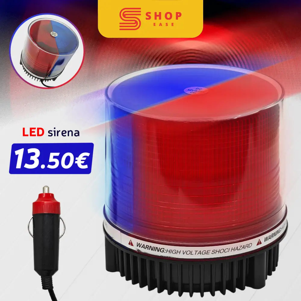 LED SIRENA RDEČE-MODRA