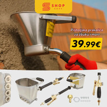 Naložite sliko v pregledovalnik galerije, PIŠTOLJSKA PRSKALICA ZA ŽBUKO IN MORT
