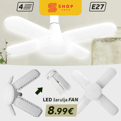 QUATTRO LED žarnica s tremi kraki Kućanstvo