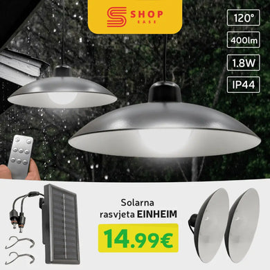 Solarna Rasvjeta Sa Dva Lustera