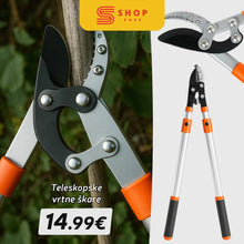 Naložite sliko v pregledovalnik galerije, TELESKOPSKE VRTNE ŠKARE
