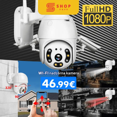 Wifi Vodoodporna Vrtljiva Kamera 360° Elektronika